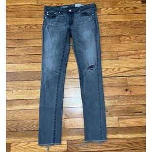 Adriano Goldschmied AG-ED Denim The Legging Ankle Super Skinny Jeans Sz 26 Gray